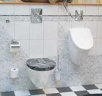 modernes Design im WC-Bereich